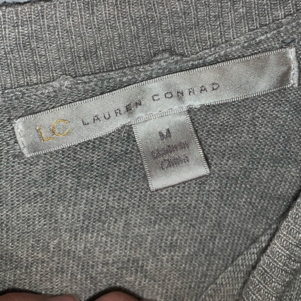 Lauren Conrad sweater w/ lace detail - Picture 5 of 5